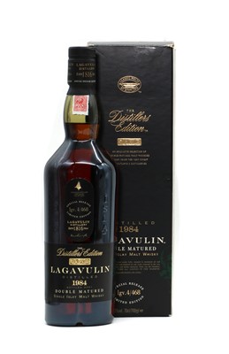 Lot 323 - Lagavulin, The Distillers Edition, Double Matured Single Islay Malt Whisky (1 boxed)