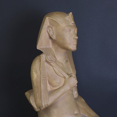 Lot 61 - A plaster cast of the pharaoh Akhenaten