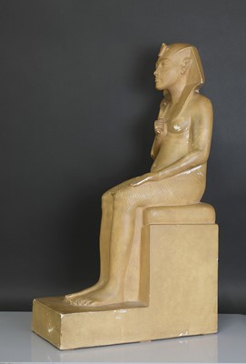 Lot 61 - A plaster cast of the pharaoh Akhenaten