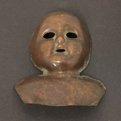 Lot 63 - A Victorian copper wax doll's mould