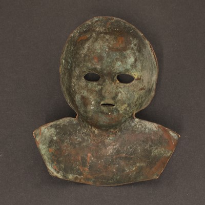Lot 63 - A Victorian copper wax doll's mould