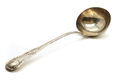 Lot 19 - A Victorian Scottish silver ladle