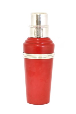 Lot 177 - An Art Deco 'The Master Incolor' cocktail shaker