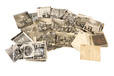 Lot 299 - An interesting archive of photographs and paperwork on lighting