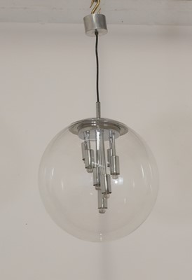 Lot 409 - An Italian globe light pendant