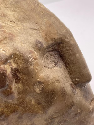 Lot 210 - A Celtic flint head of a young man