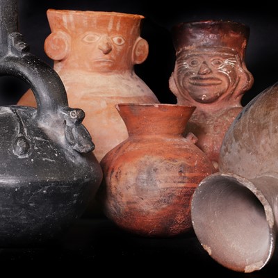 Lot 107 - Pre-Columbian pottery and later