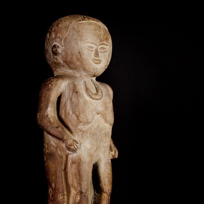 Lot 144 - A limestone 'Pokapoko Ingiat' spirit figure