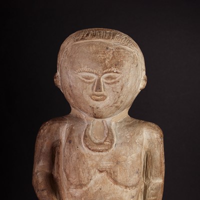 Lot 144 - A limestone 'Pokapoko Ingiat' spirit figure