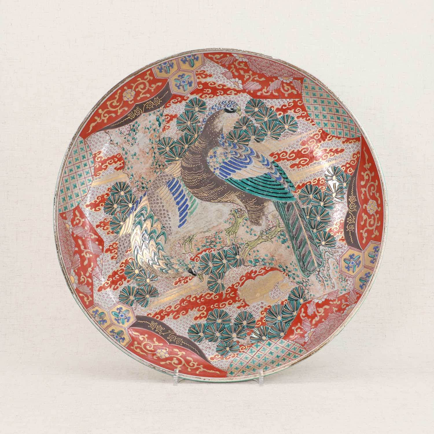 Lot 175 - A Japanese ko-kutani charger