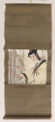 Lot 278 - A Chinese hanging scroll