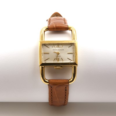 Lot 188 - A ladies’ gold Jaeger-LeCoultre for Türler mechanical strap watch