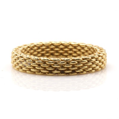 Lot 330 - An 18ct gold 'Somerset' ring, by Tiffany & Co.