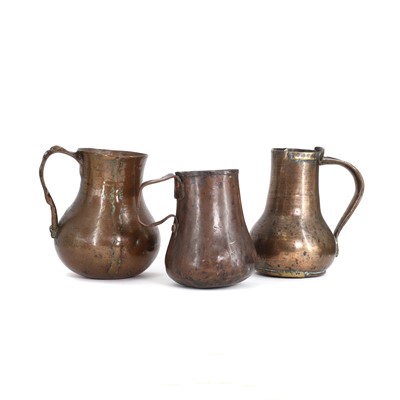 Lot 168 - Five bronze or copper alloy secular vessels