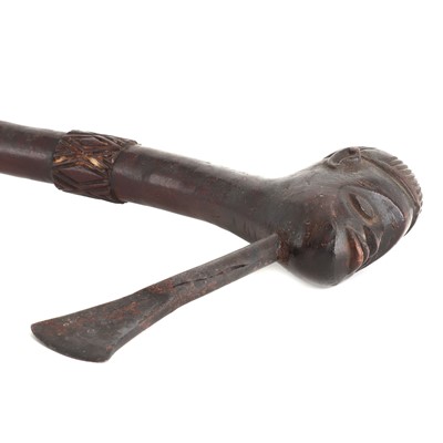 Lot 45 - A West African hardwood axe