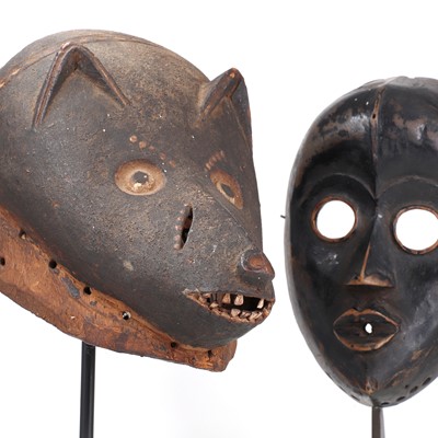 Lot 42 - Two African wooden masks