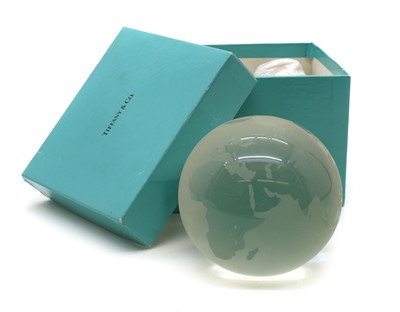 Lot 223 - A Tiffany & Co glass paperweight