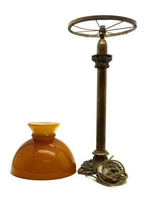 Lot 216 - A Palmer & Co brass lamp