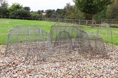 Lot 298 - A group of wire mesh cloches