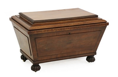 Lot 471 - A George IV style mahogany wine cooler