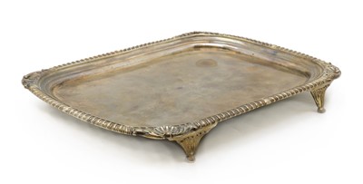 Lot 30 - A George III silver tray