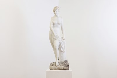 Lot 56 - A weathered marble figure