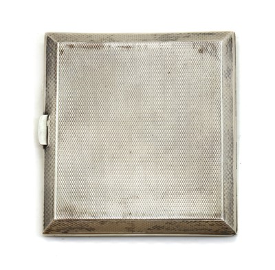 Lot 31 - An enamelled silver cigarette case