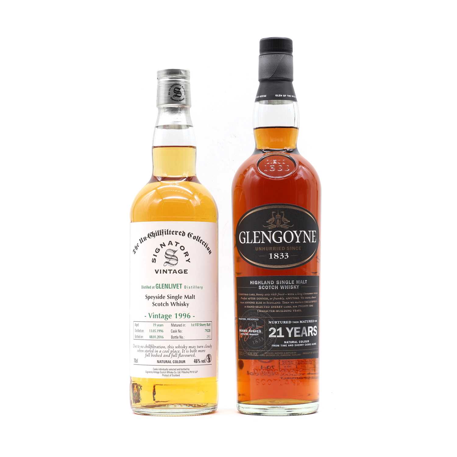 Lot 291 - Two bottles of whisky