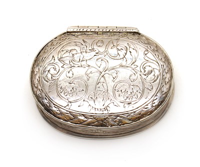 Lot 49 - A late Charles II silver spice box