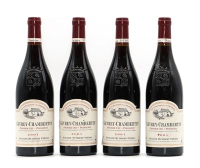 Lot 184 - Gevrey-Chambertin, Poissenot, Domaine Humbert Freres, 2001 (4)