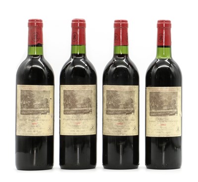 Lot 80 - Chateau Duhart-Milon Rothschild, Pauillac, 1982 (4)