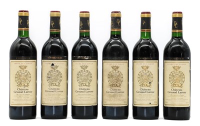 Lot 86 - Chateau Gruaud Larose, Saint-Julien, 1986 (4) and 1989 (2)