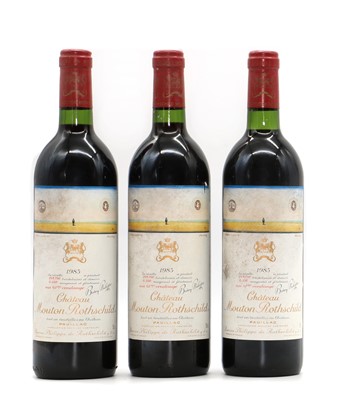 Lot 119 - Chateau Mouton Rothschild, Pauillac, 1983 (3)