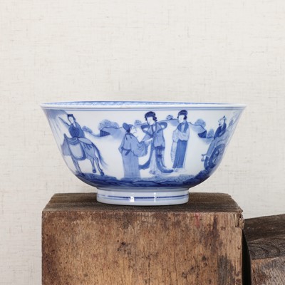 Lot 27 - A Chinese blue and white bowl
