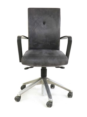 Lot 614 - A swivel office chair