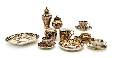 Lot 170 - A collection of Crown Derby Imari porcelain items