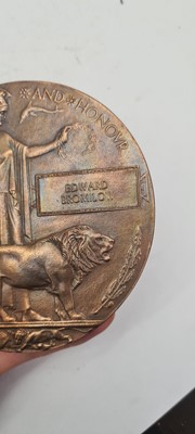 Lot 228 - A bronze WWI death penny