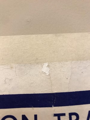 Lot 187 - A London Underground station map