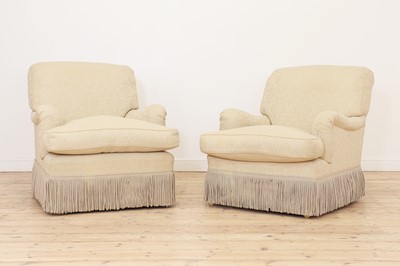 Lot 42 - A pair of 'Bridgewater' armchairs by Howard Chairs Ltd.