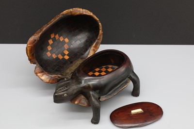 Lot 48 - A fine Anglo-Indian ebony and rosewood trinket box
