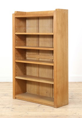 Lot 104 - A Robert 'Mouseman' Thompson oak bookcase