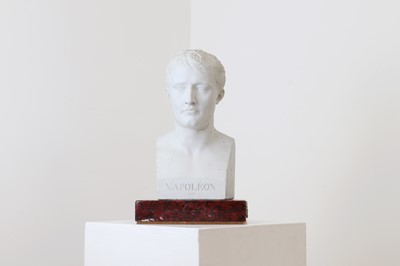 Lot 158 - A biscuit porcelain portrait bust of Napoleon by Sèvres