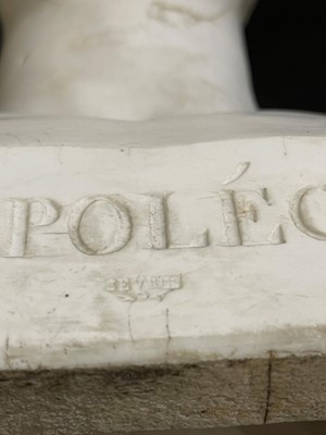 Lot 158 - A biscuit porcelain portrait bust of Napoleon by Sèvres