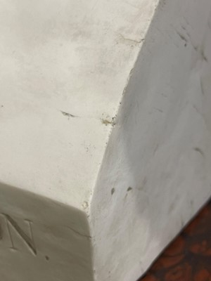 Lot 158 - A biscuit porcelain portrait bust of Napoleon by Sèvres