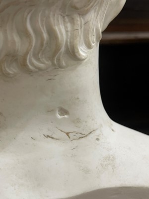 Lot 158 - A biscuit porcelain portrait bust of Napoleon by Sèvres