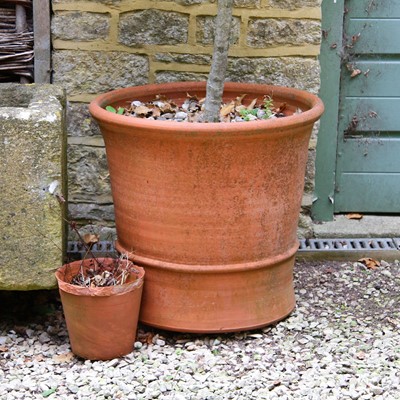 Lot 339 - A pair of Whichford Pottery terracotta planters