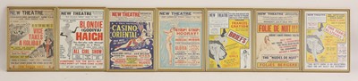 Lot 248 - A collection of twelve pin-up playbills