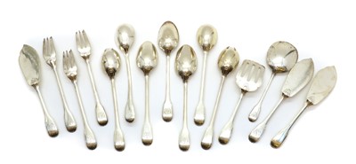Lot 5 - A collection of French silver flatware