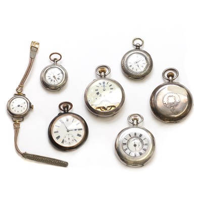 Lot 1450 - A collection of pocket and wrist watches