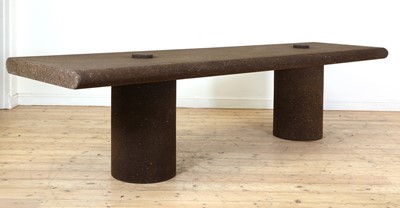 Lot 515 - A cork dining table